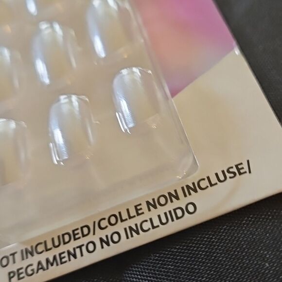 12pc Iridescent Glossy Press-on Nails New Mother Of Pearl Color Womens Ladies - Picture 9 of 12